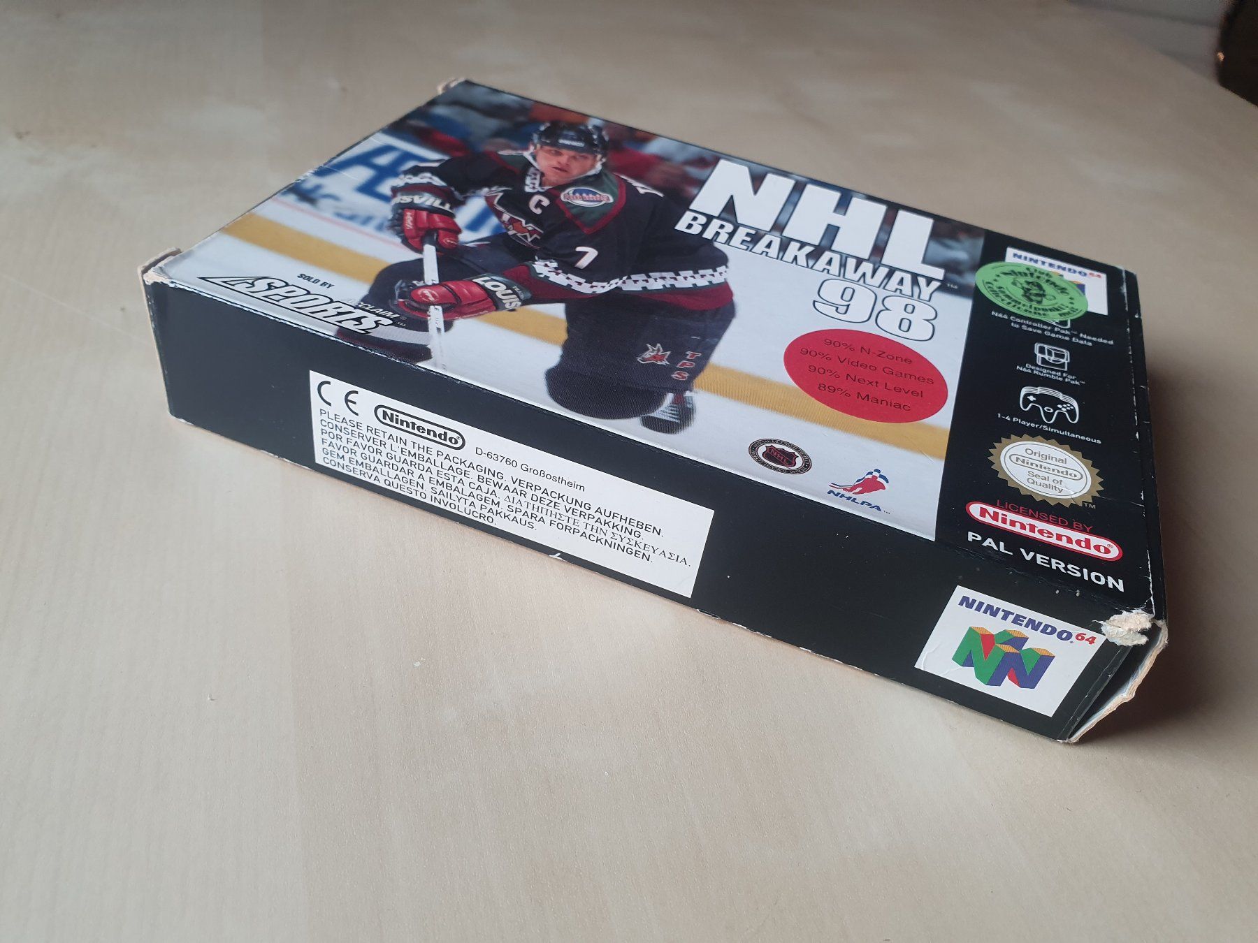 Nintendo Giochi: NHL Breakaway 98 – Usato da Stansstad venduto da collectorsshop 3