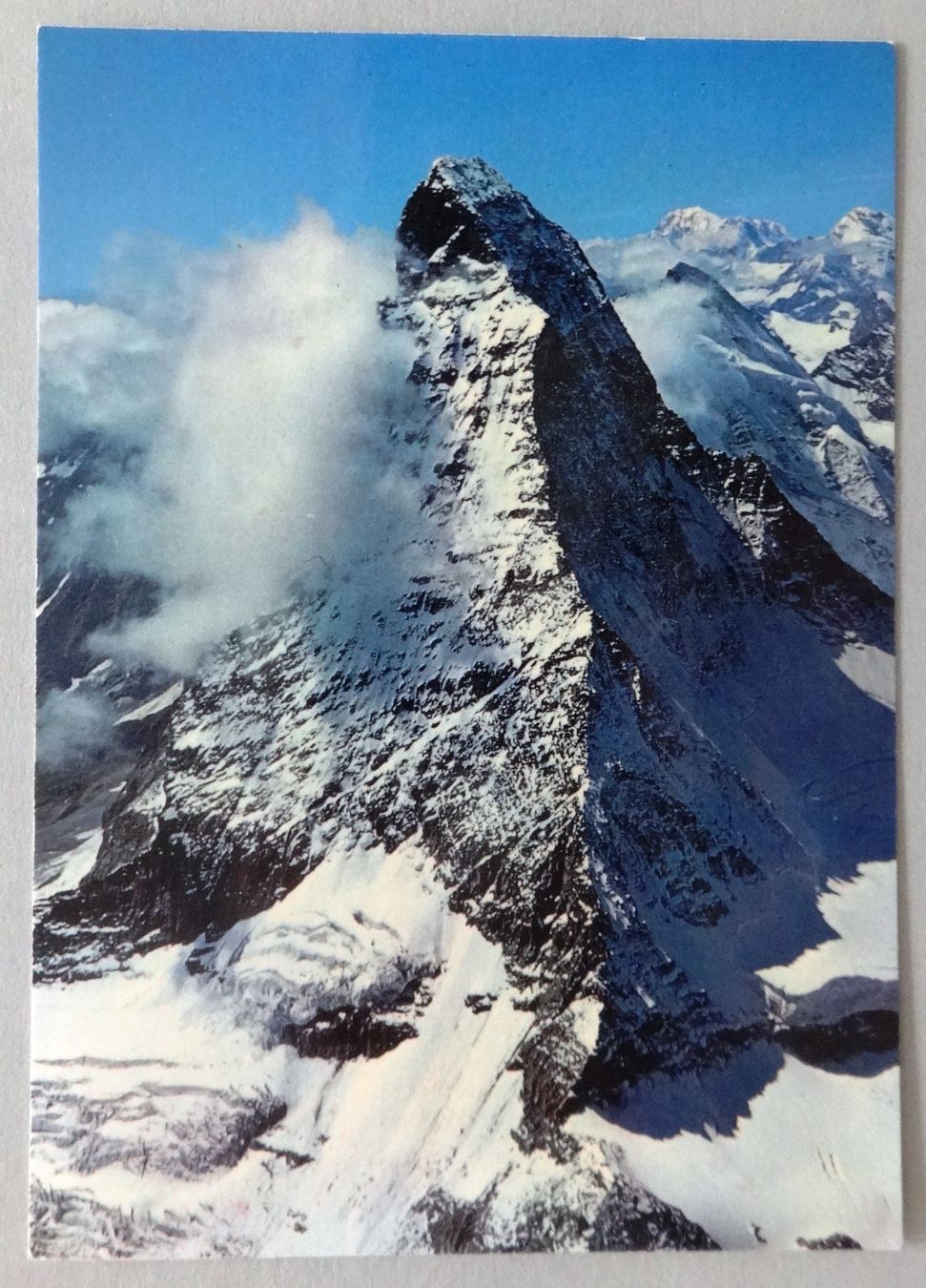 Ansichtskarten: Cervin 4482 m, Mt-Blanc, Gd Combin – Gebraucht aus Fétigny von Billy2miny