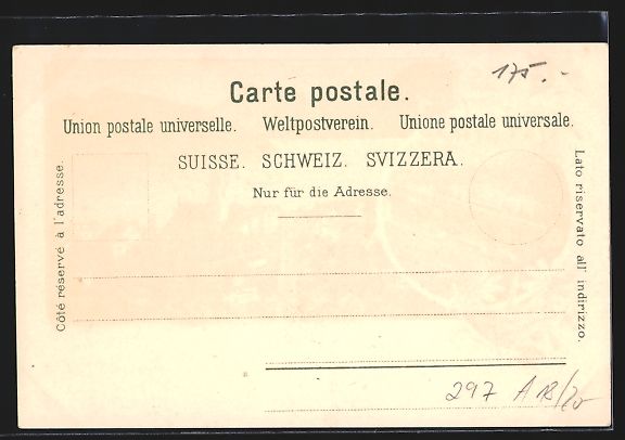 Cartoline postali: Litho Vitznau, Teilansicht mit Kirche, S – Usato da Berlin venduto da bartko-reher 1