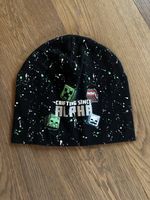 Minecraft Mütze, Schwarz, neuwertig, Grösse 53-56 cm