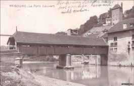 Fribourg // Le Pont Couvert // ca. 1920