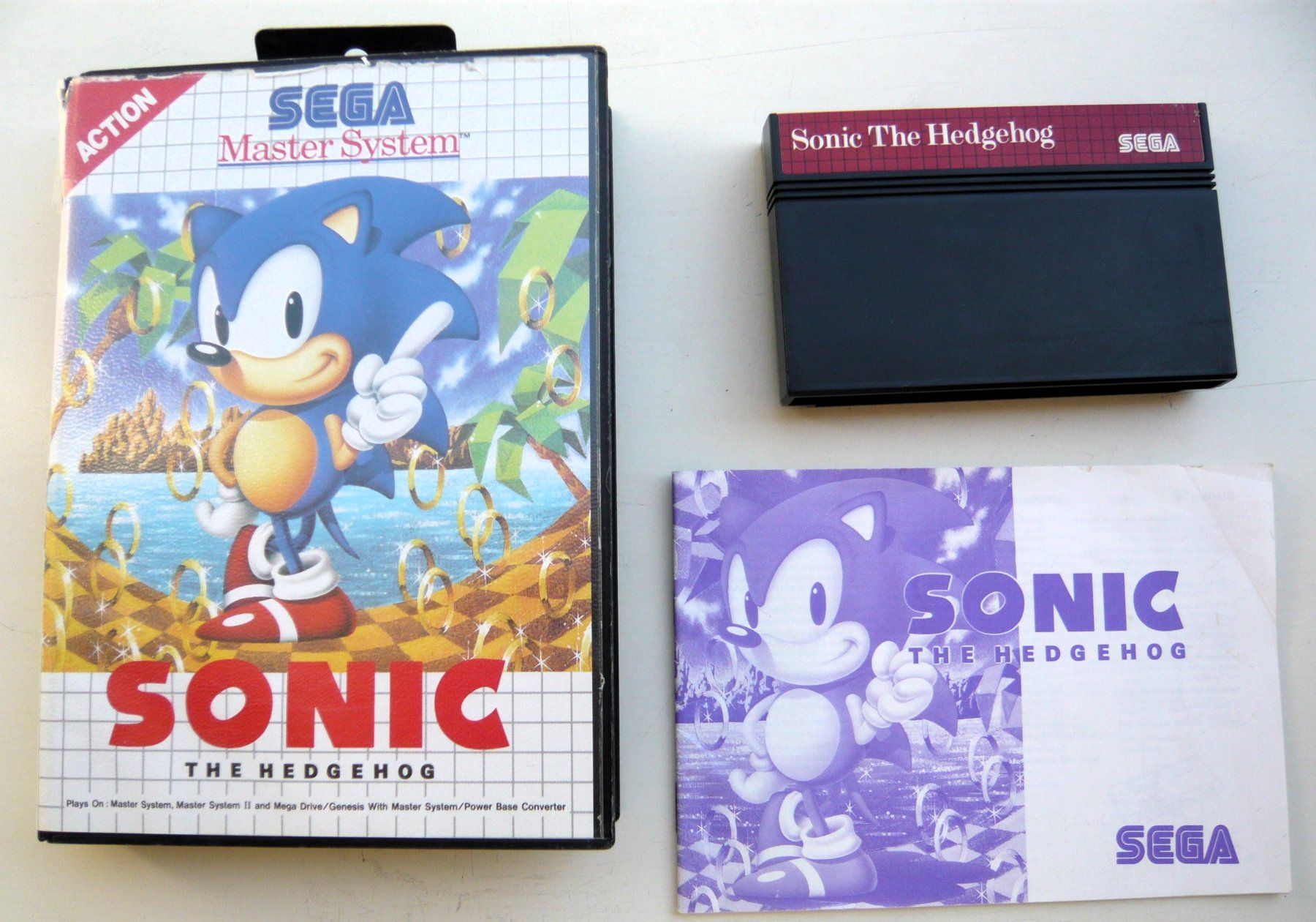 Sega Giochi: Master System : Sonic 1 the Hedgehog, 1991, CIB, TB état! – Usato da Onex venduto da Jaguar1986 1