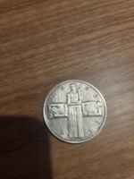 Schweizer 5 Franken Münze 1963 in gebrauchtem Zustand