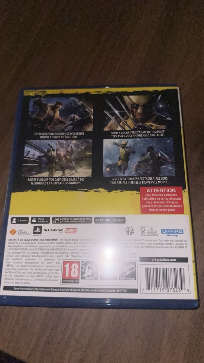 Spiele: Marvel Wolverine PS5 – Gebraucht aus Biel/Bienne von sino07 1