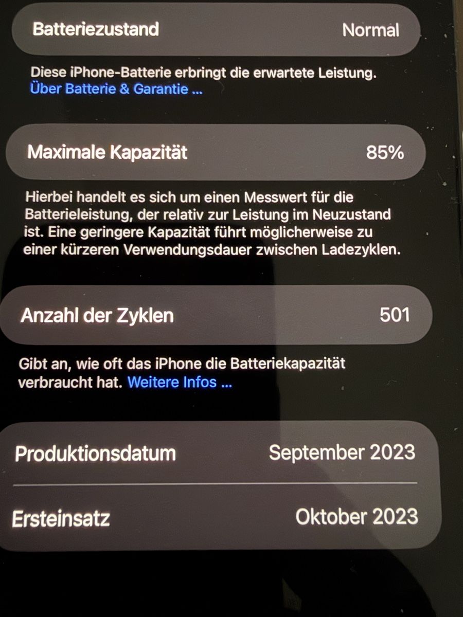 Apple Telefoni cellulari / Smartphones: iPhone 15 Pro Max Tint Black 256gb – Usato da Niederrohrdorf venduto da Dimi.K 7