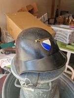 Originaler, alter Helm mit Wappen, Top Zustand!