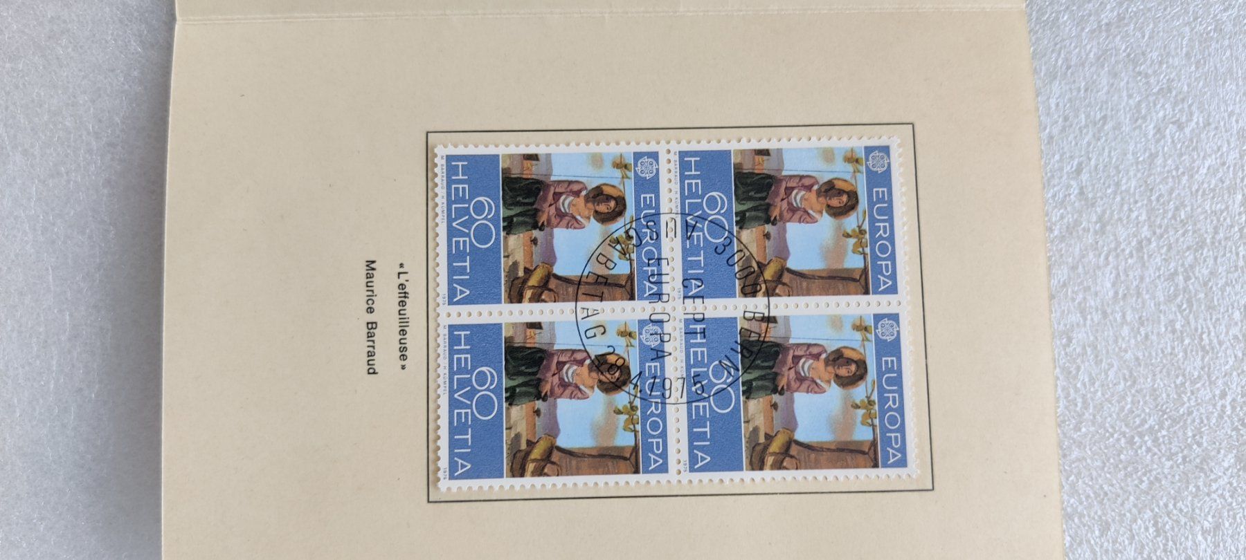 Tous les timbres: 6 x 4   Schweizer Briefmarken Karten – D'occasion à Zürich par sendbad 4