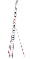 Feuerwehrleiter 3-tlg. JUST Schiebeleiter aus Aluminium