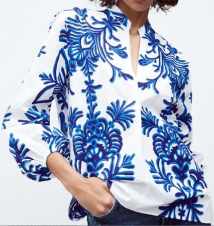 Wunderschöne Zara Bluse / Tunika, Grösse M, Top!