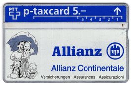 Allianz Continentale - seltene Firmen Taxcard