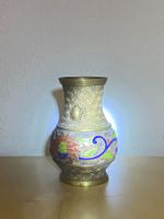 Vase mit Drachenmotiv cloisonné alt Dekoration