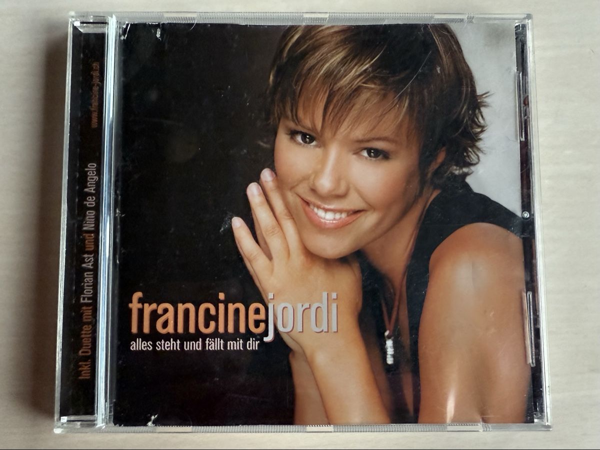 CD: Francine Jordi - Alles steht und fälllt mit dir – Usato da Oberried Brienz venduto da Chyara