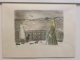 Anny VONZUN (1910 - 199) Lithographie Signiert Nummeriert