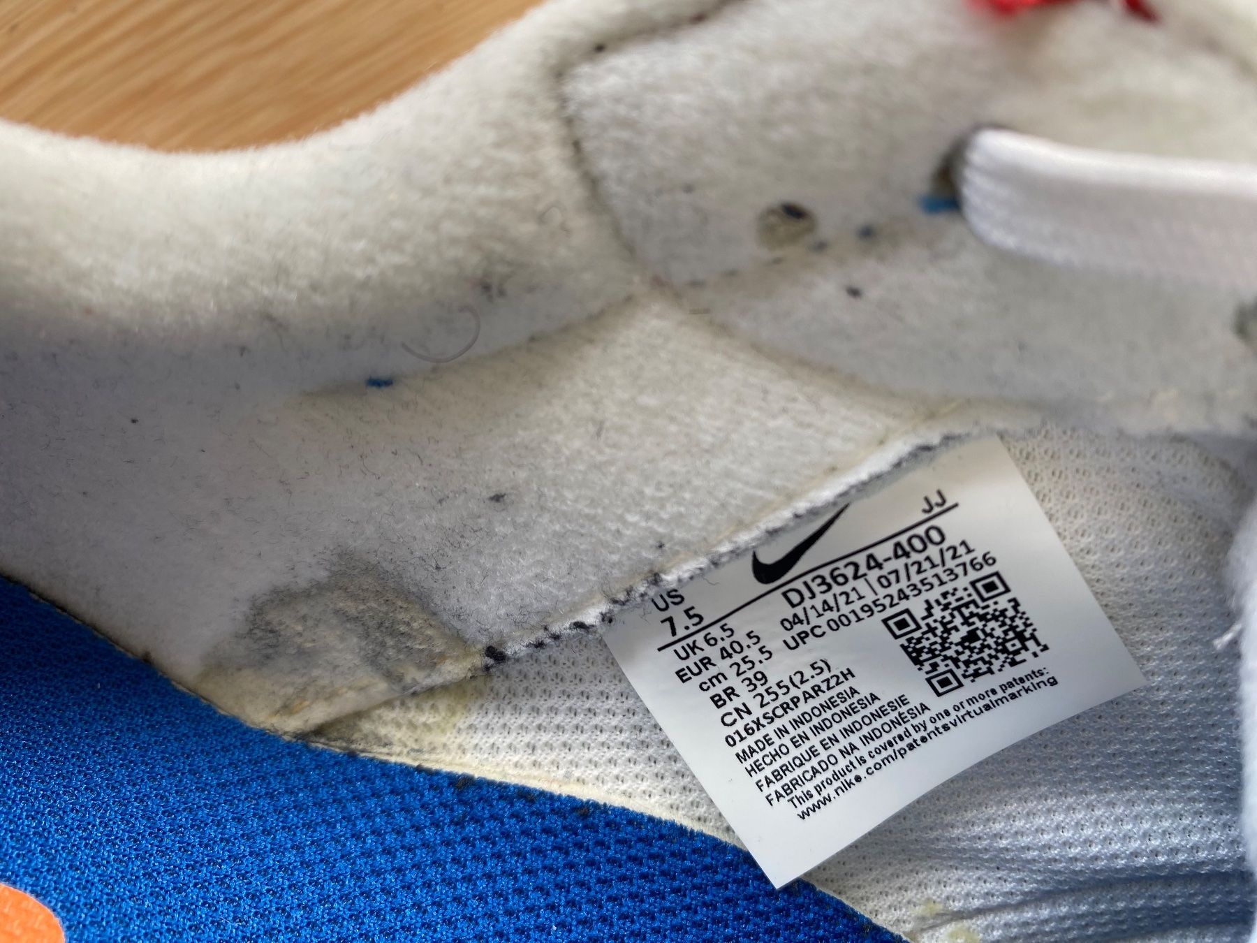 Nike Scarpe per ragazzi: Nike Sneaker Gr. US 7.5 – Usato da Elfingen venduto da yaris100 7