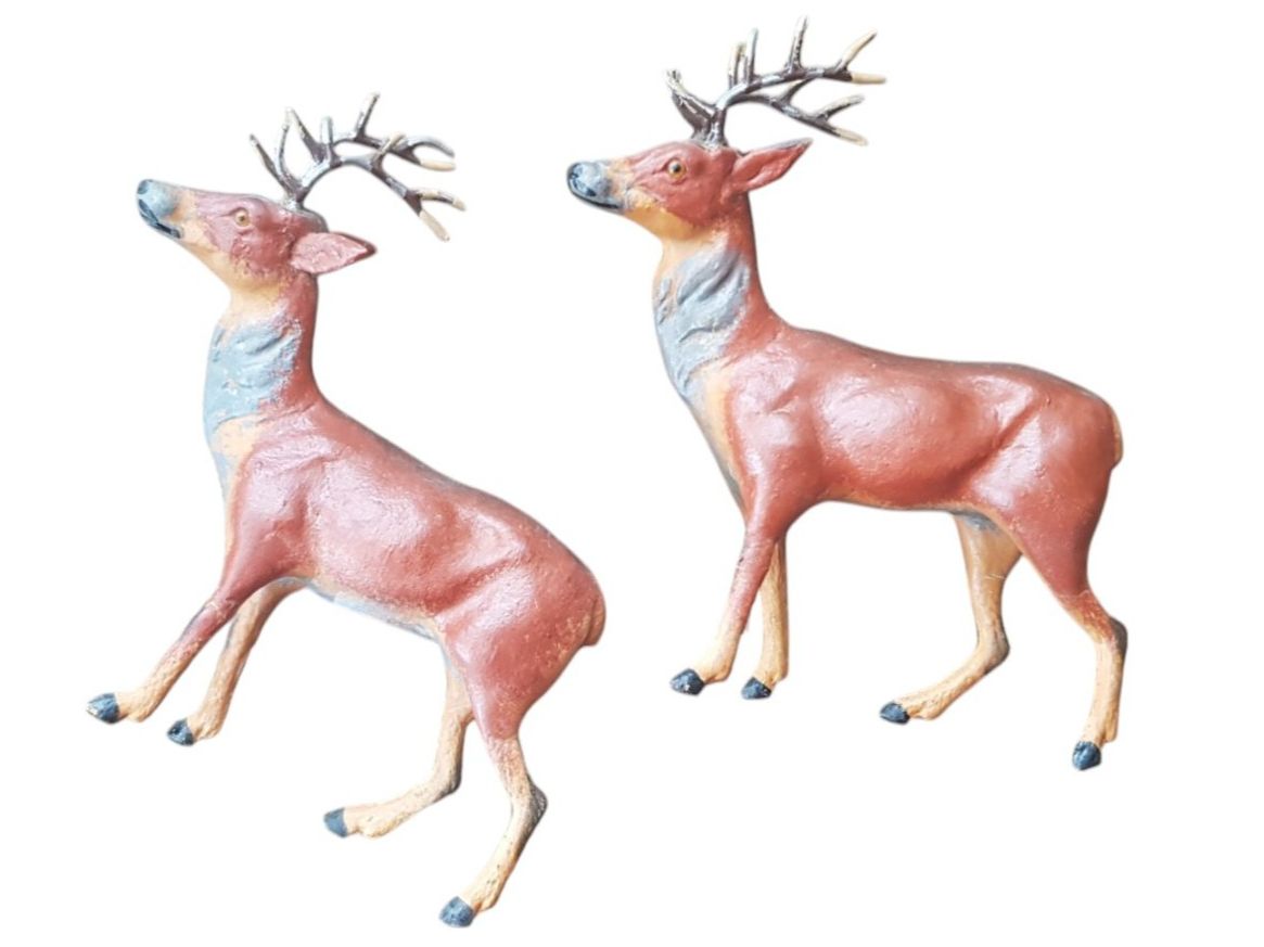 Figuren: Tierfiguren antik - Hirschen 2 Stück – Gebraucht aus Mörschwil von wunderkiste44 8