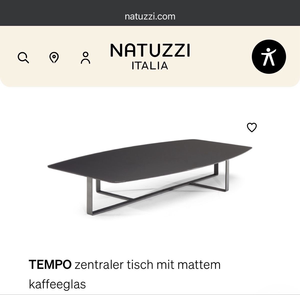 Tables: Natuzzi Tisch – Neuf (Voir description) à Zürich par Privat4444
