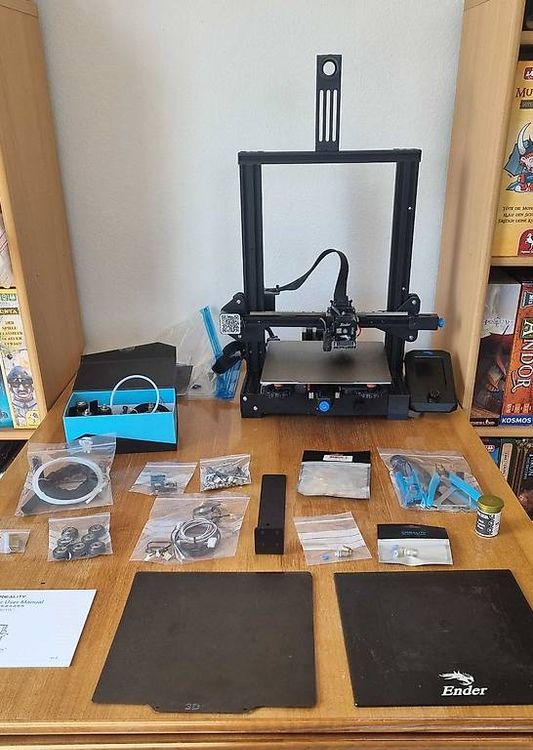 Imprimante 3D: Creality Ender 3 V2, inkl. Upgrades – D'occasion à Brugg AG par man_zvz6