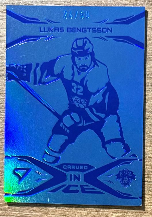 Sportzoo Carte collezionabili: Lukas Bengtsson (CI-3) Carved In Ice 24/50 – Usato da Herisau venduto da Herisauar