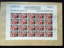 Liechtenstein Europa Cept 1962-63 mit ET