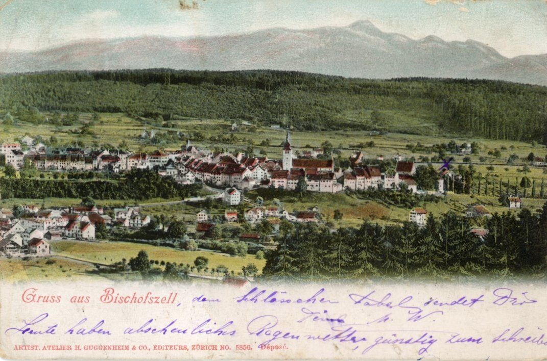 Ansichtskarten: Bischofszell  TG        um 1902 – Gebraucht aus Brig von Valcards54