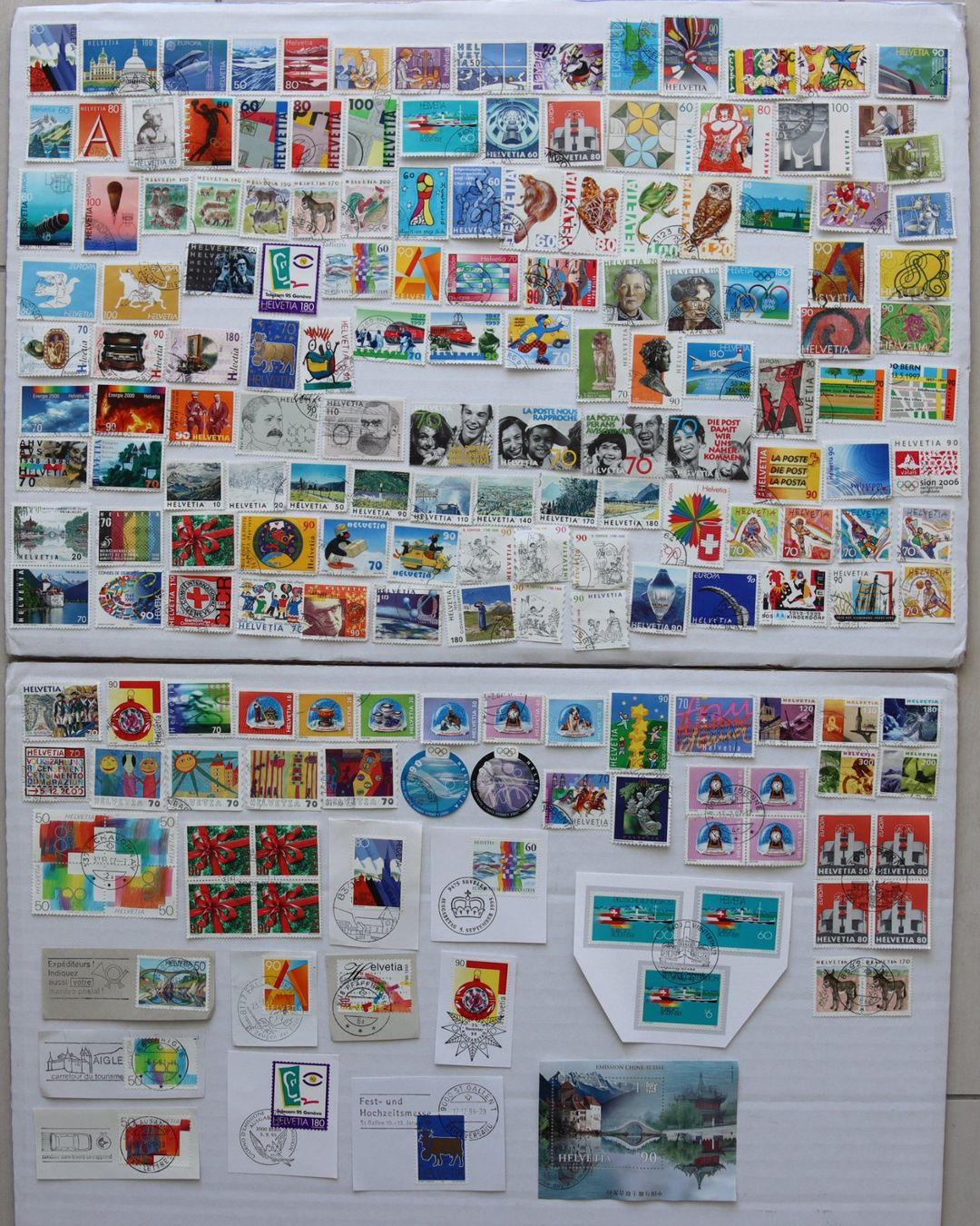 Tous les timbres: Briefmarken CH 1991-2000 – D'occasion à Oberentfelden par lakipul