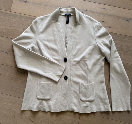 Strick-Blazer von Marccain, beige, Gr. 40