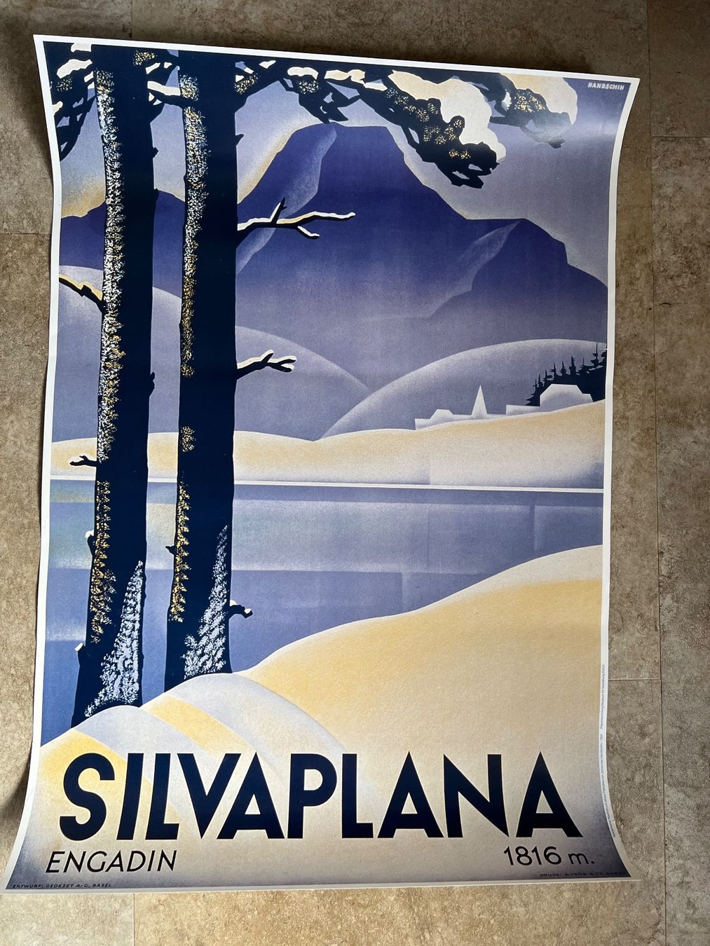 Posters & Illustrations: Poster Silvaplana – D'occasion à Courrendlin par john777