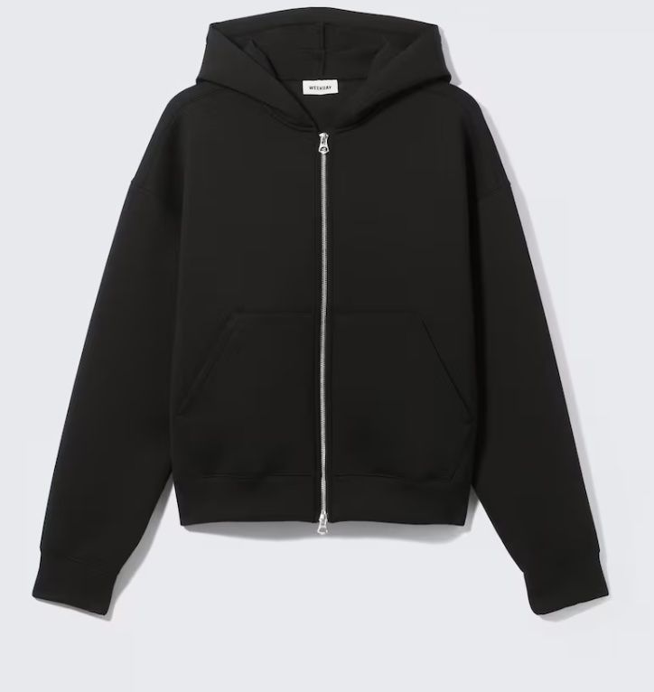 Giacche: WEEKDAY Scuba-Kapuzenpullover – Usato da herrliberg venduto da flora8008 1