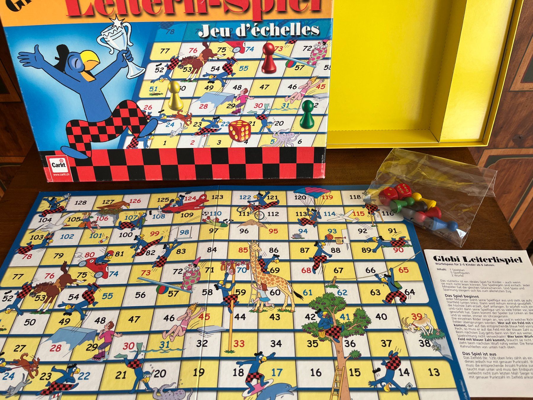 Carlit Spiele: Globi Leiterli - Spiel – Gebraucht aus Lützelflüh-Goldb von Fresu8