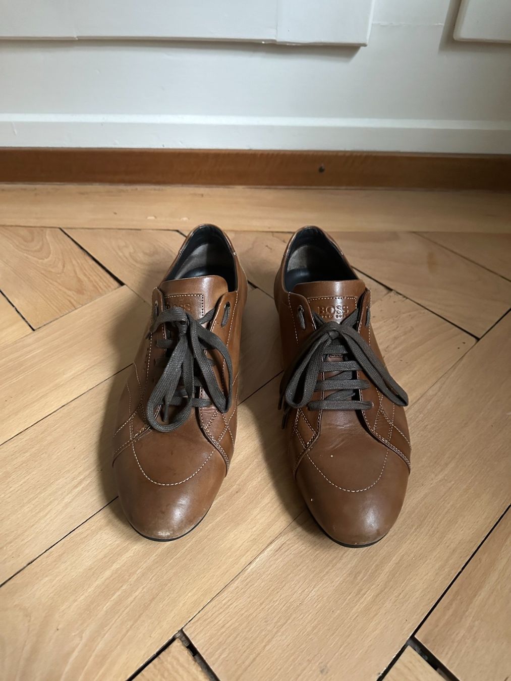 Hugo Boss Herrenschuhe: HUGO BOSS - Leder Halbschuhe braun 43 – Gebraucht aus Zürich von Diazaio 1
