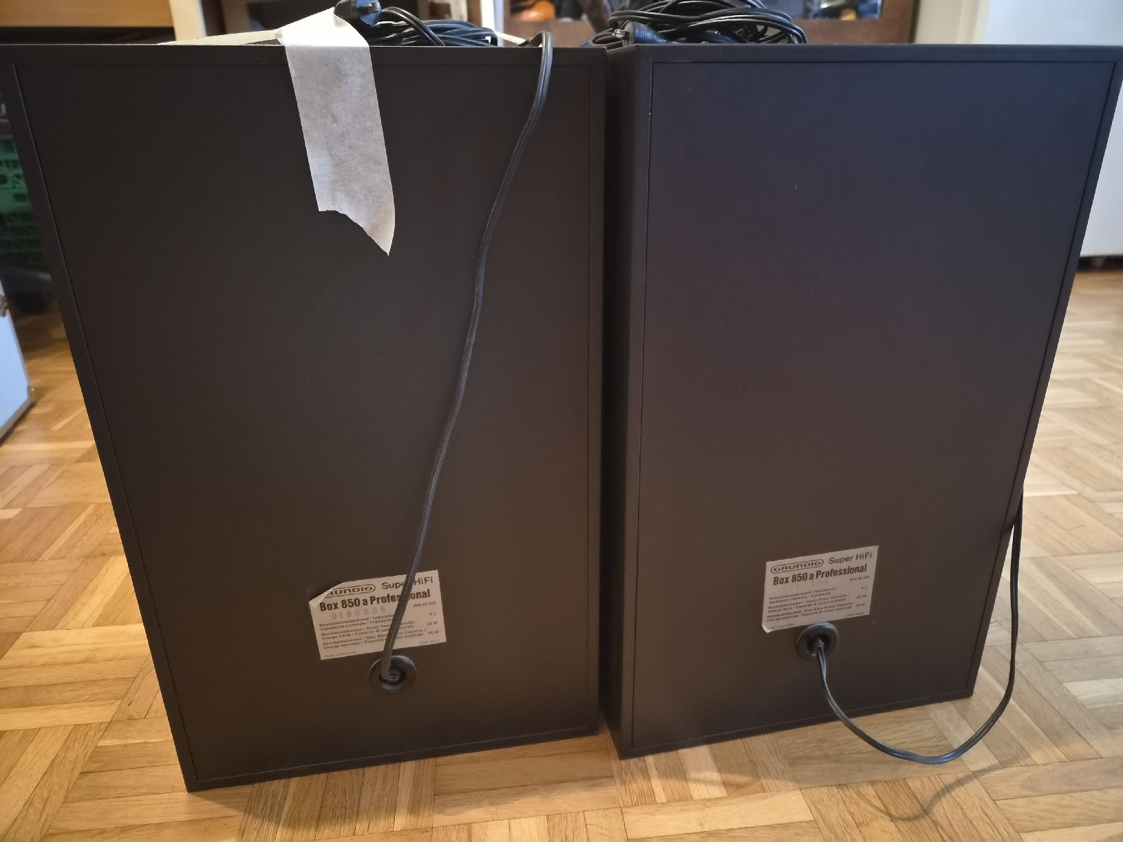 Grundig Casse acustiche: Lautsprecher Paar MB Quart schwarz – Usato da basel venduto da lupettone 3