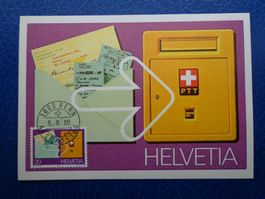 Maximumkarte MK 5.9.1980 PTT Carte maximum