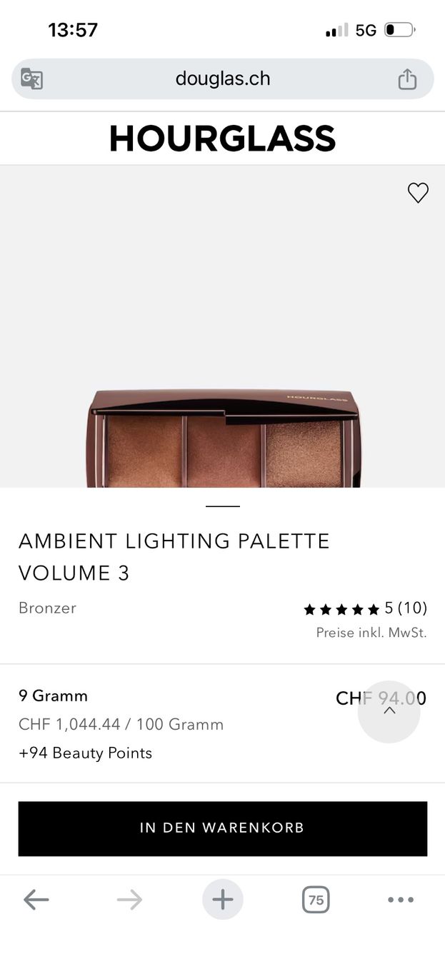 Hourglass Make-up: Hourglass Ambient Lighting Palette Volume III – Nuovo e nell'imballaggio originale da Esslingen venduto da Yanafuchs 2