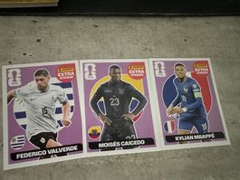Extra Sticker Valverde Caicedo Mbappe Purple