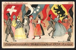 Aarau, Jahrhundertfeier, Eidgenössische