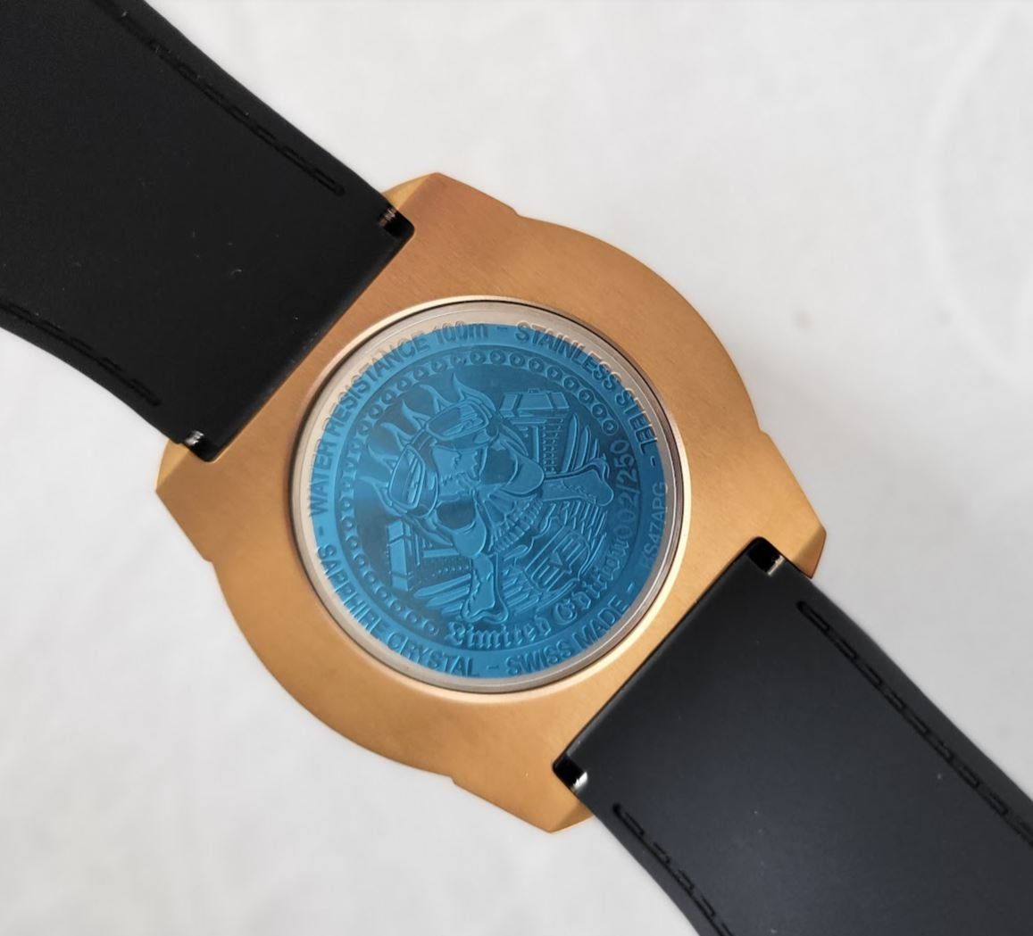 Bomberg Orologi: Bomberg Skull Rider Automatic Gold Edition – Nuovo (secondo la descrizione) da Chabrey venduto da Horology 6