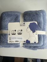 Neuware: 1 Handtuch 70 x 140 und 25 x 65 für Kopf