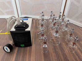 Schröpfgläser mit elektrischer Pumpe