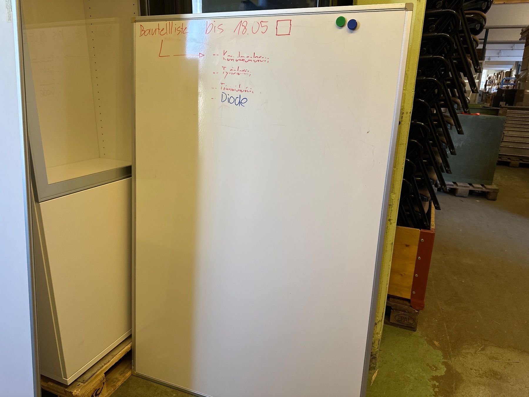 Lavagne: Whiteboard, magnetisch, 100x150cm – Usato da Necker venduto da liq24