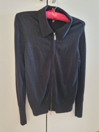Zara Strickjacke schwarz Gr. M Reissverschluss