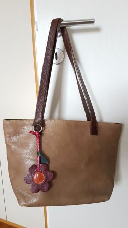 Shopper T-Nobile echt Leder