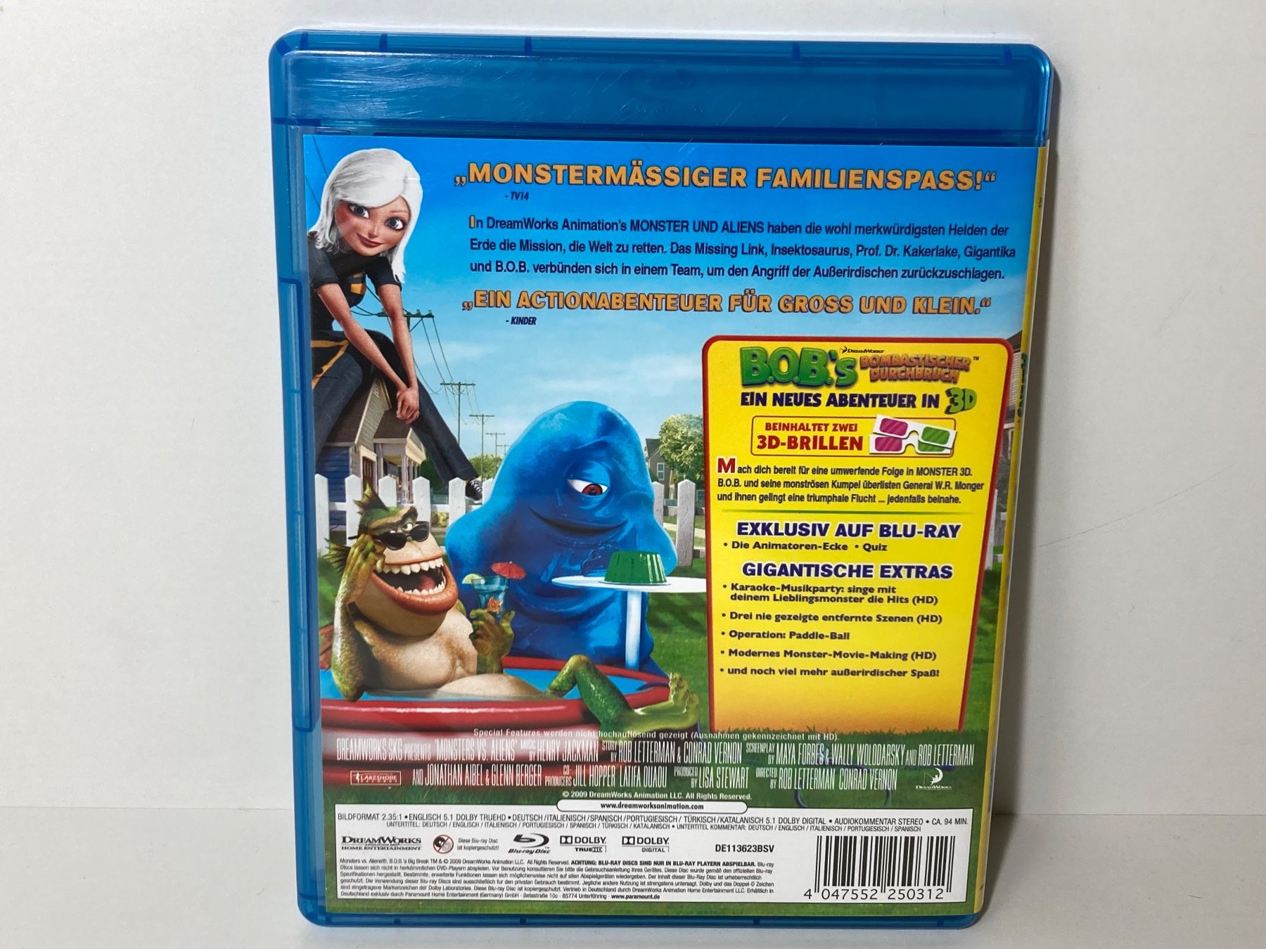 Tutti i DVDs: Monster und Aliens Blu Ray – Usato da Wilderswil venduto da Sstriker 1