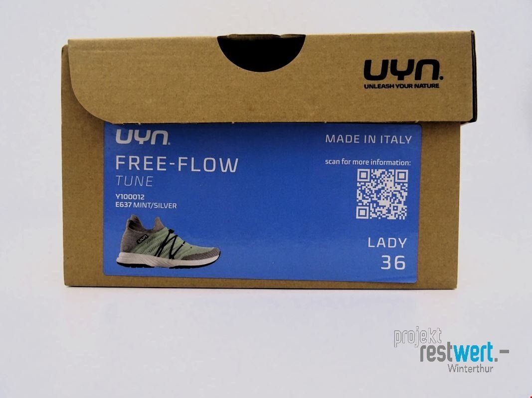 UYN Scarpe da donna: UYN FREE-FLOW TUNE, MINT/SILVER, GR. 36 – Nuovo (secondo la descrizione) da Winterthur venduto da Restwert_Winterthur 7