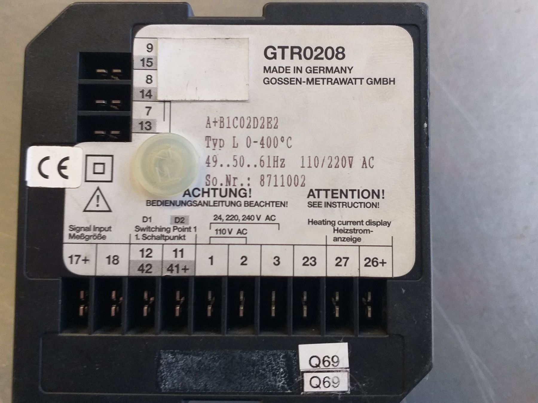 Elektronikbauteile: Temperaturregelgerät – Gebraucht aus Worben von Cosmetique 2