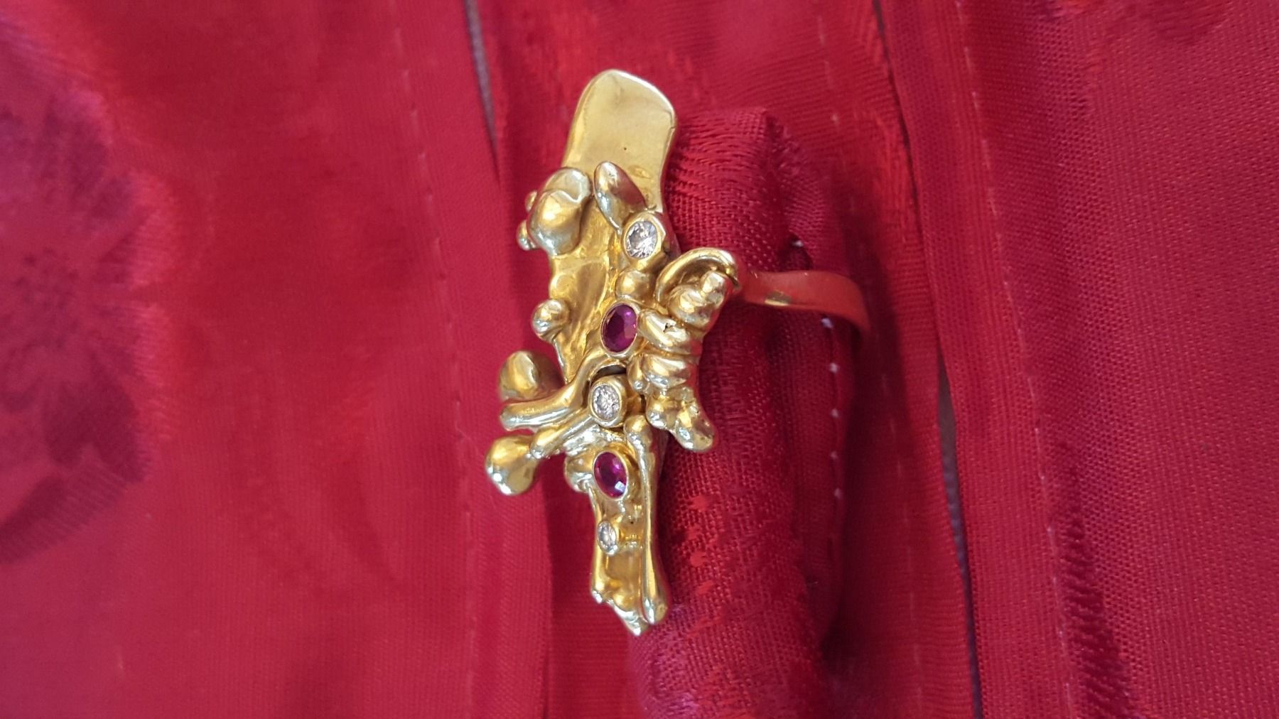 Anelli: Einzigartiger besonderer beeindruckender 18 Karat Gold-Ring – Nuovo (secondo la descrizione) da Hittnau venduto da Gamoe 2