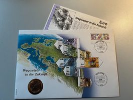 Super Gross-Brief  *Münze* Briefmarke