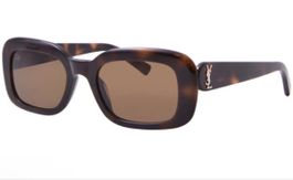 Sonnenbrille YSL Damen Havanna