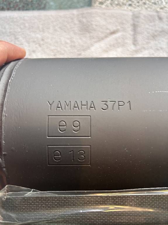 Sistemi di scarico: Original Yamaha Auspuff 37P1 – Usato da Schwarzenegg venduto da Beasign 1