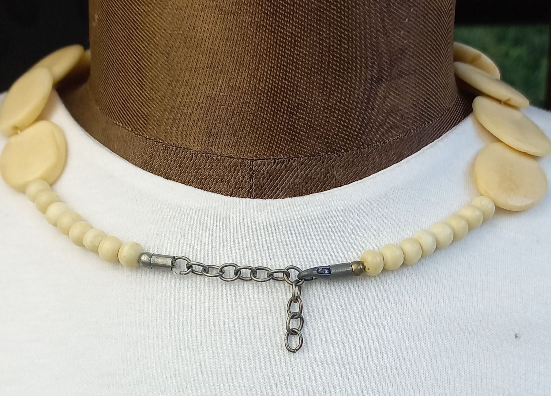 Ketten: Vintage Statement Halskette aus Bein – Gebraucht aus Buchs AG von Dzirul 6