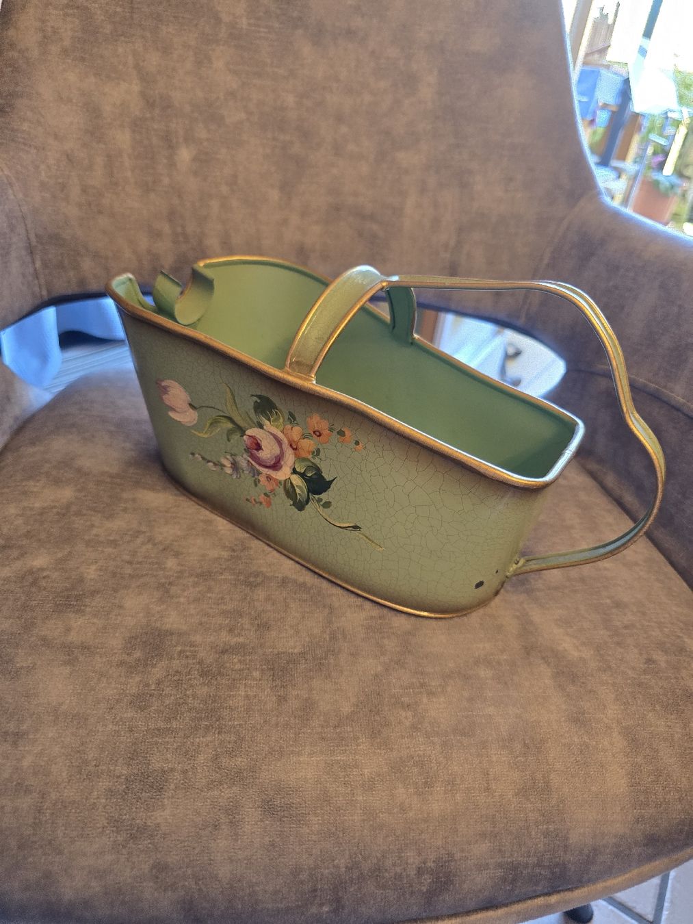 Tutte le decorazioni: Antiker Weinflaschen-Halter mit Tablett  – Usato da Schleitheim venduto da nussknacker2000